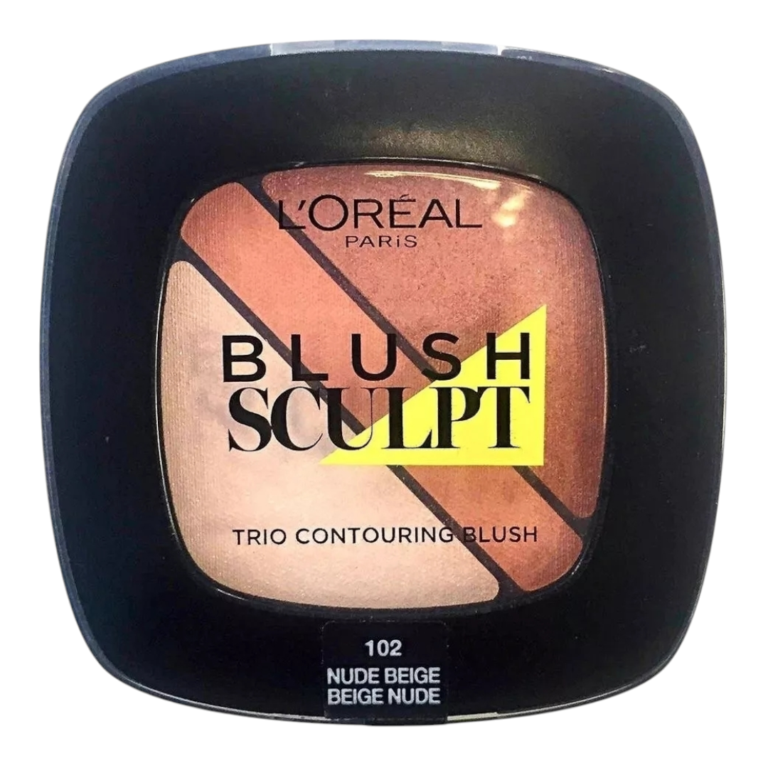 L'Oréal Paris Infallible Blush Sculpt Trio Blusher - Nude Beige 102