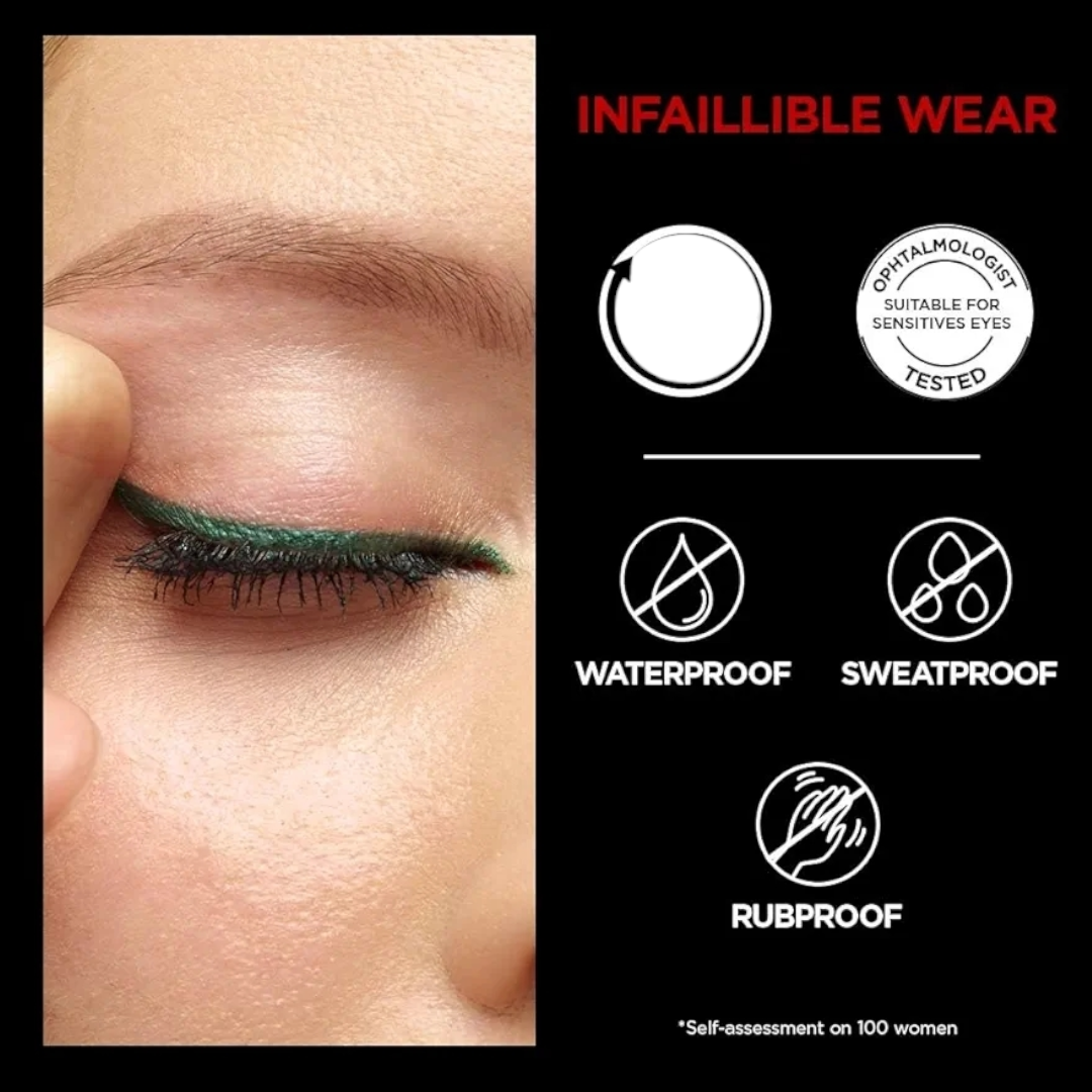 L'Oreal Paris Infallible Stylo Waterproof Eyeliner, 301 Night Day Black