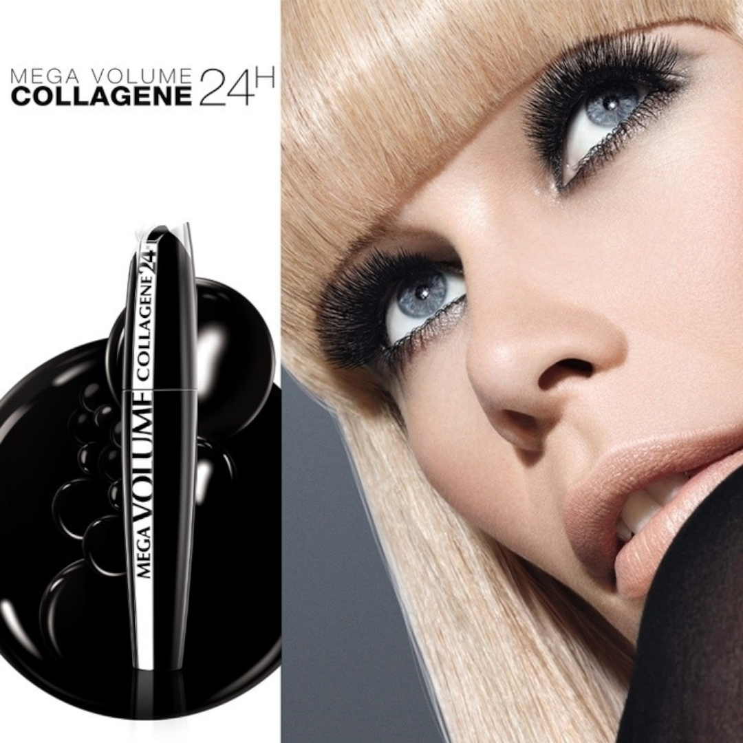 L'Oréal Paris Mega Volume Collagene 24h Black Mascara- Extra Black