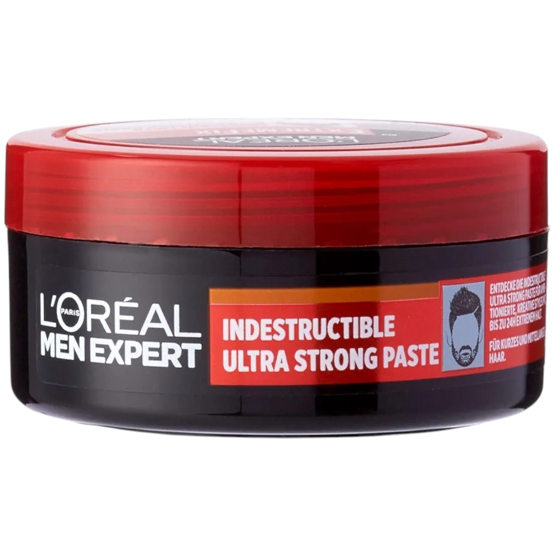L'Oreal Paris Men Expert Extreme Fix Indestructible Fixing Hair Paste, Ultra Strong Hold, 75ml
