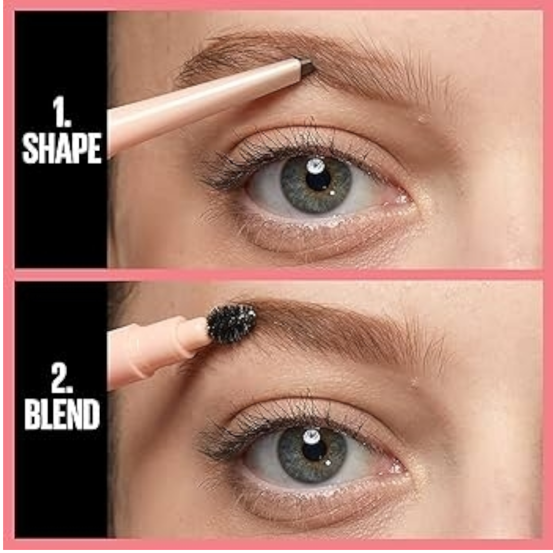 Maybelline Total Temptation Eyebrow Definer Pencil-Deep Brown
