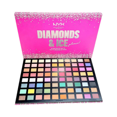 NYX PROFESSIONAL MAKEUP Gift Pack, Diamonds & Ice Ultimate 80 Pan Artistry Eyeshadow Palette