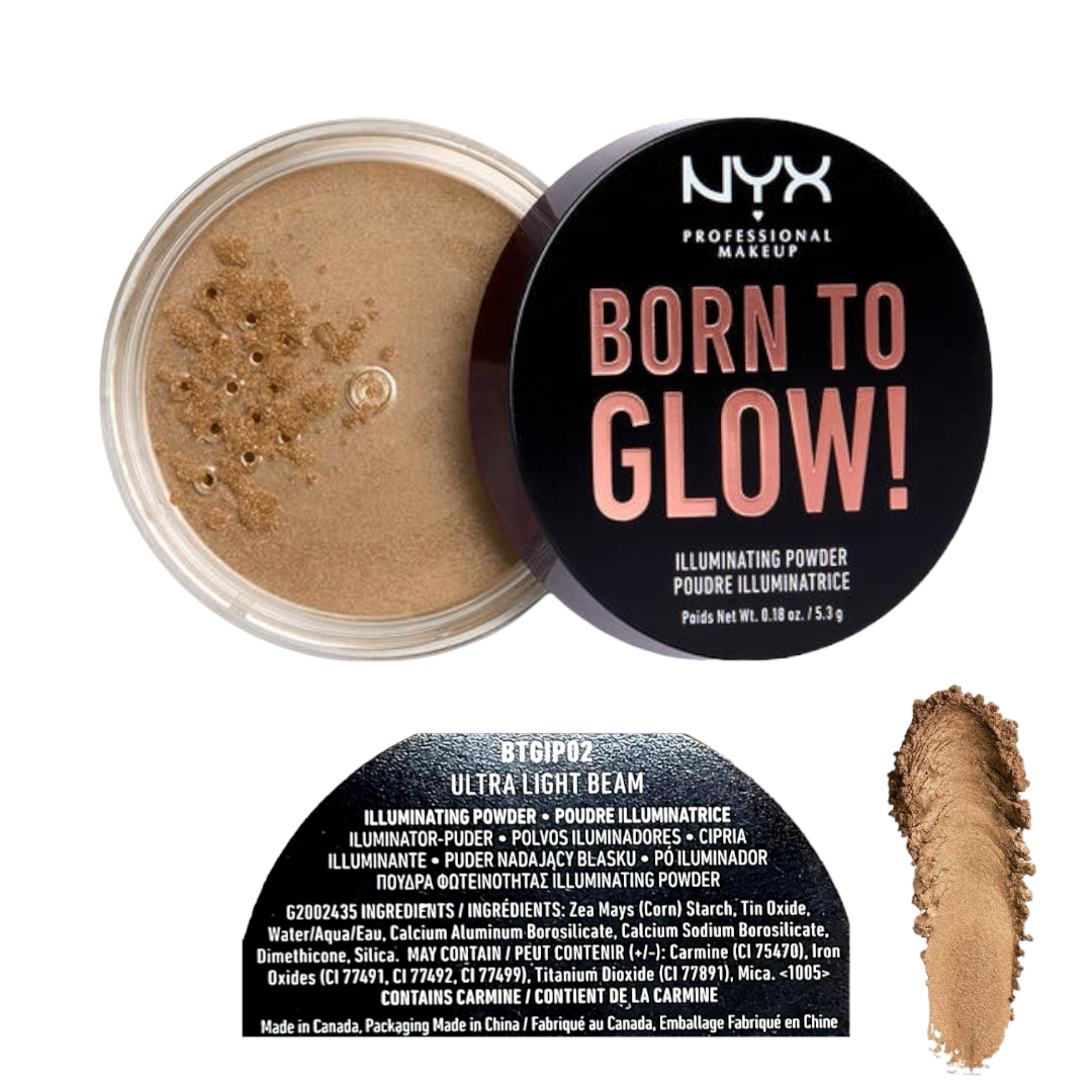 NYX Professional Makeup Born to Glow Illuminating Loose Powder - 02 Ultra Light Beam
