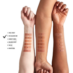 NYX CALIFORNIA BEAMIN'
FACE & BODY BRONZER-THE GOLDEN ONE