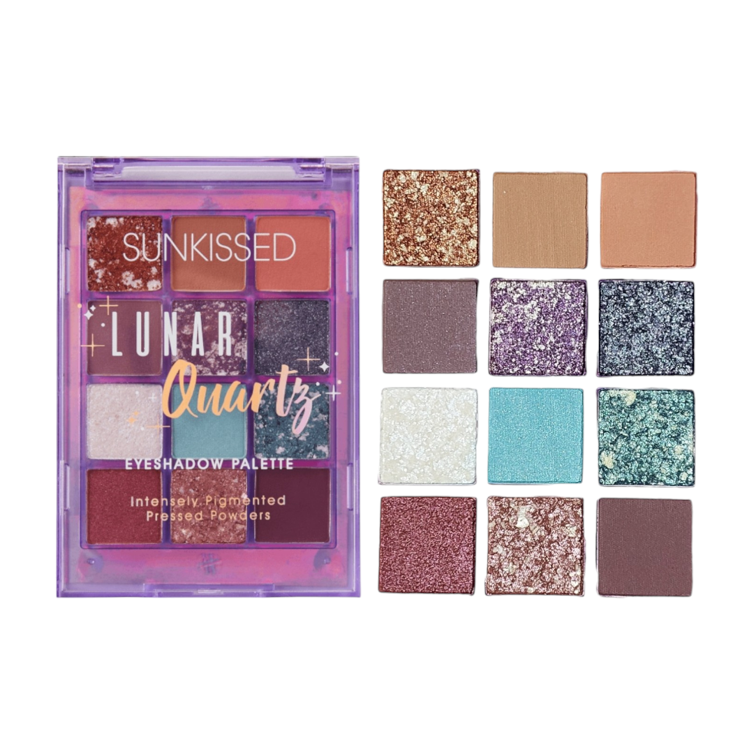 SUNKISSED Lunar Quartz Eye Shadow Pallete